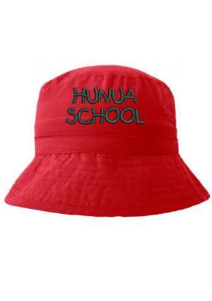 Hunua School Yr 1-6 Bucket Hat Red